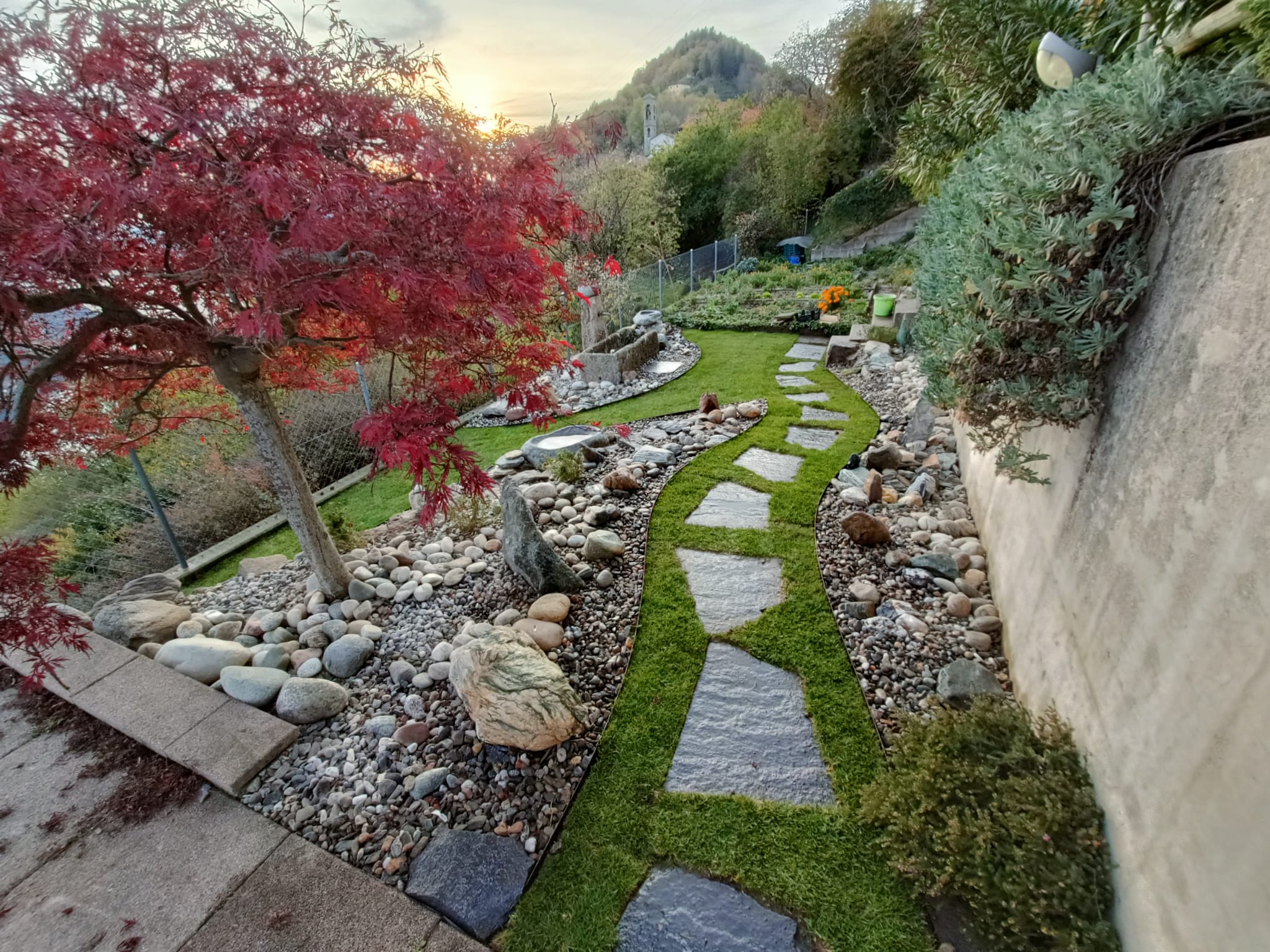 Luxury garden landscape
